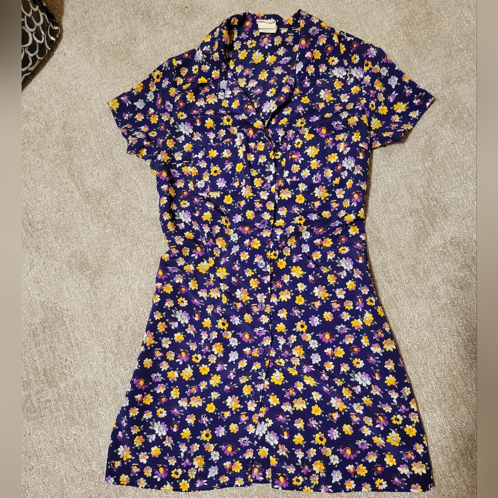 Retro sunflower dress